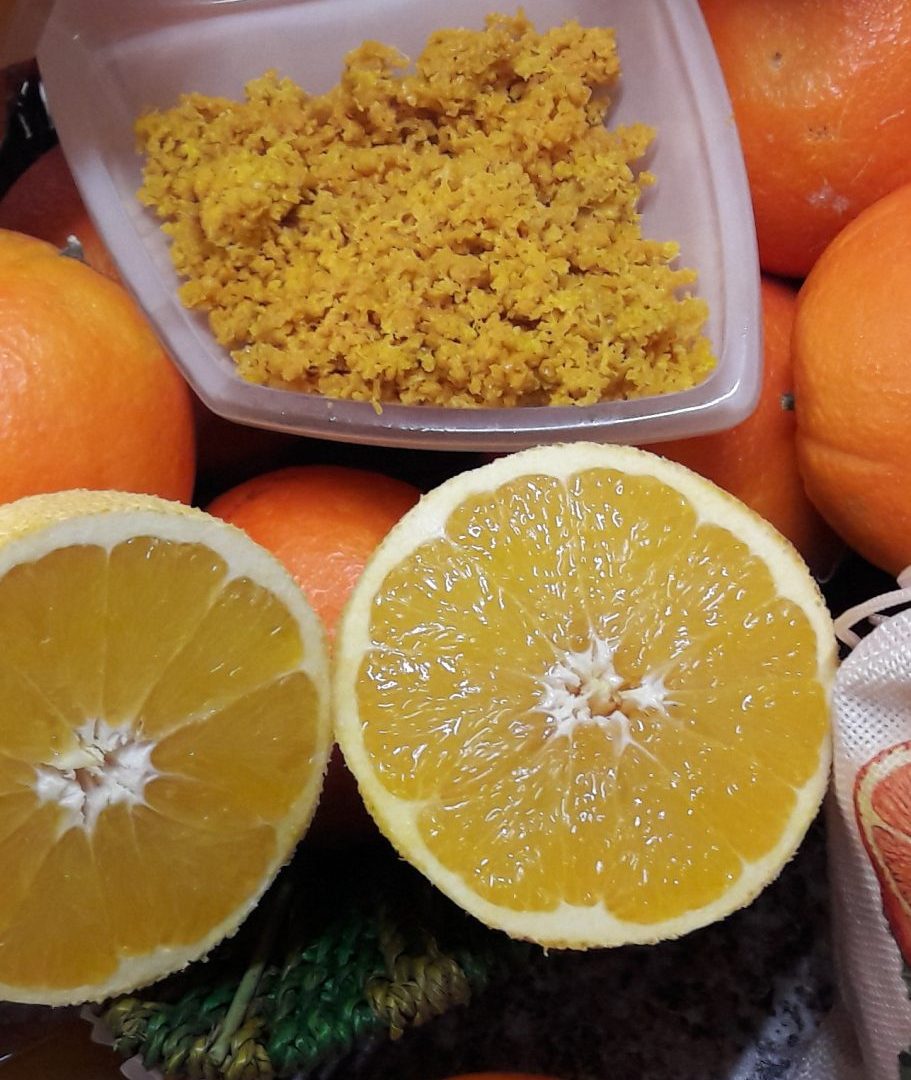 Orangen Orangenschale